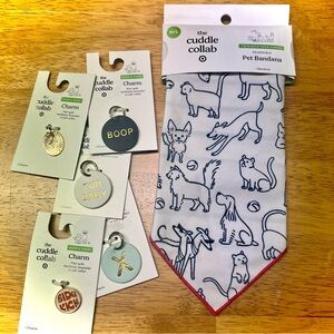 •new• THE CUDDLE COLLAB Bandana & Charm Bundle